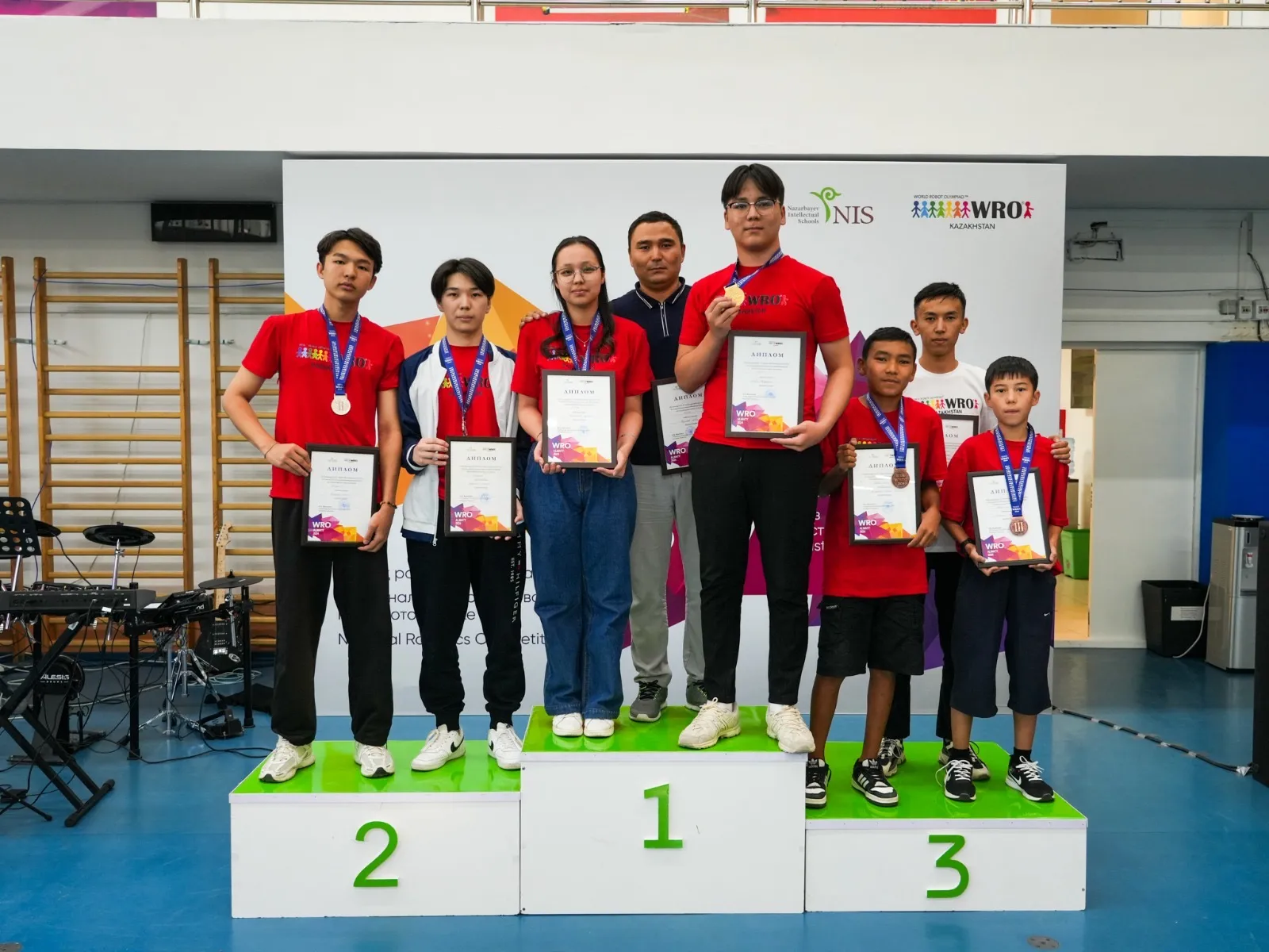 Abaidan.kz - Қос зияткер республикалық олимпиададан жүлделі оралды